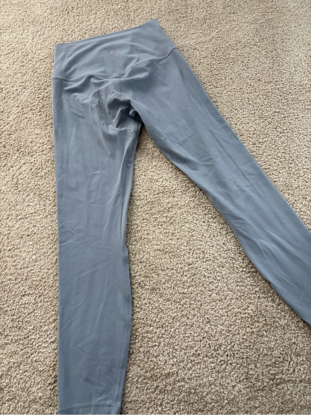Lululemon baby blue wonder under full length leggings